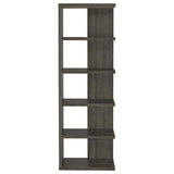 Harrison 71-inch 5-shelf Bookshelf Weathered Grey - 800553