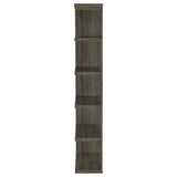 Harrison 71-inch 5-shelf Bookshelf Weathered Grey - 800553