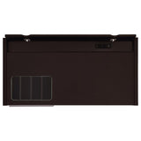 Halston 47-inch 2-drawer Office Desk with Cabinet Cappuccino - 800702