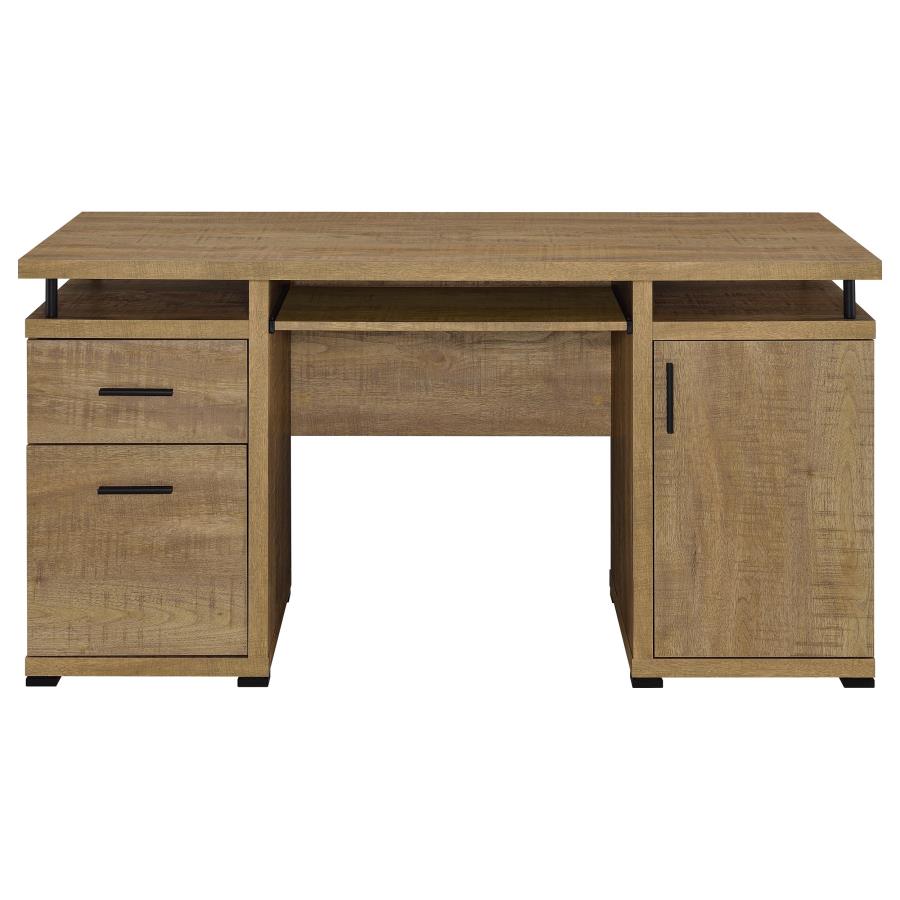 Tracy 55-inch 2-drawer Office Computer Desk Mango - 800788