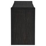 Leandro 2-drawer Home Office Writing Desk Burnished Black - 800790
