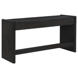 Leandro 2-drawer Home Office Writing Desk Burnished Black - 800790