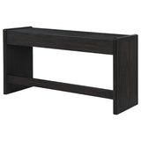 Leandro 2-drawer Home Office Writing Desk Burnished Black - 800790