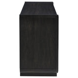 Leandro 2-drawer Home Office Writing Desk Burnished Black - 800790