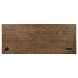 Altidore 68-inch 7-drawer Executive Home Office Desk Distressed Brown - 800795