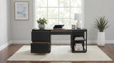 Harkes 75-inch 3-drawer Computer Desk with Adjustable Shelf Coffee Bean - 800798