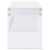 Dobrev 48-inch 2-drawer Writing Desk White High Gloss - 800829