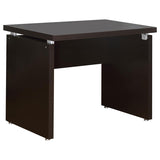Skylar L-Shape Desk with Mobile File Cabinet Cappuccino - 800891-S4