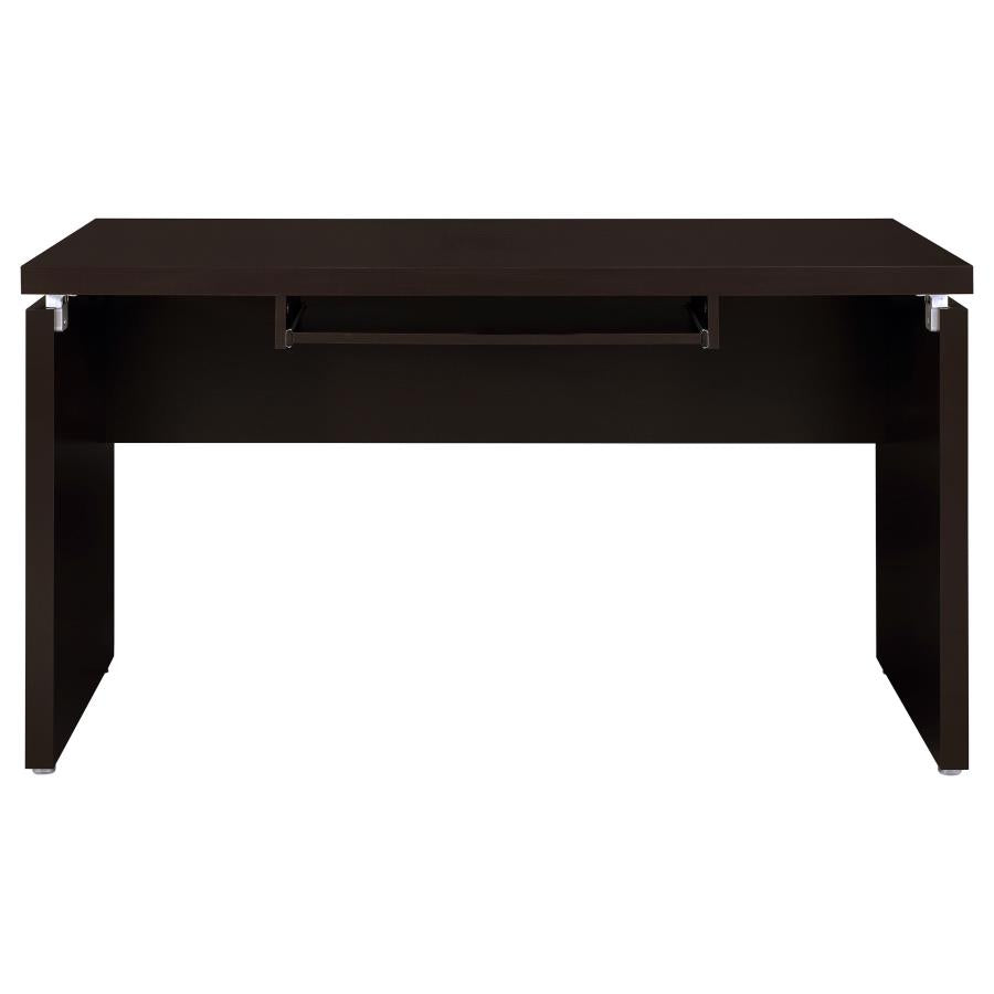 Skylar 83-inch L-Shaped Office Computer Desk Cappuccino - 800891L