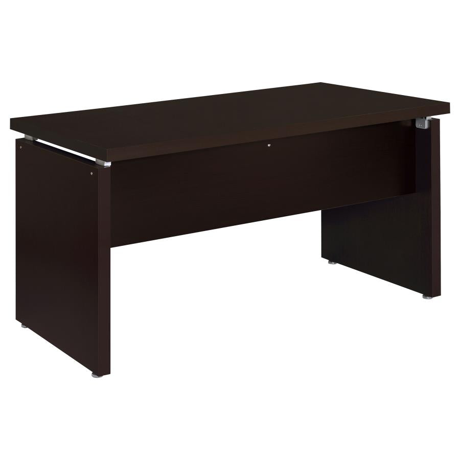 Skylar 83-inch L-Shaped Office Computer Desk Cappuccino - 800891L