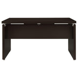 Skylar 83-inch L-Shaped Office Computer Desk Cappuccino - 800891L