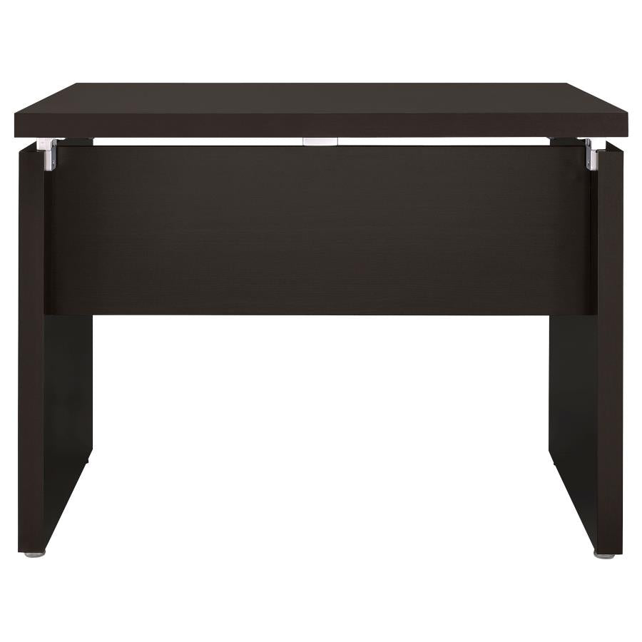 Skylar 83-inch L-Shaped Office Computer Desk Cappuccino - 800891L