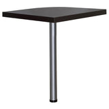 Skylar 83-inch L-Shaped Office Computer Desk Cappuccino - 800891L