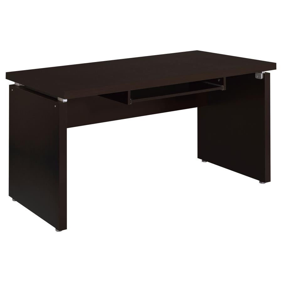 Skylar 55-inch Computer Desk with Keyboard Drawer Cappuccino - 800891
