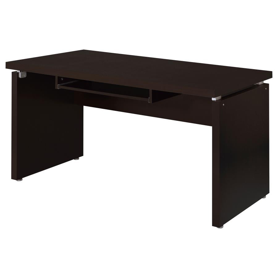 Skylar 55-inch Computer Desk with Keyboard Drawer Cappuccino - 800891