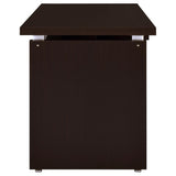 Skylar 55-inch Computer Desk with Keyboard Drawer Cappuccino - 800891