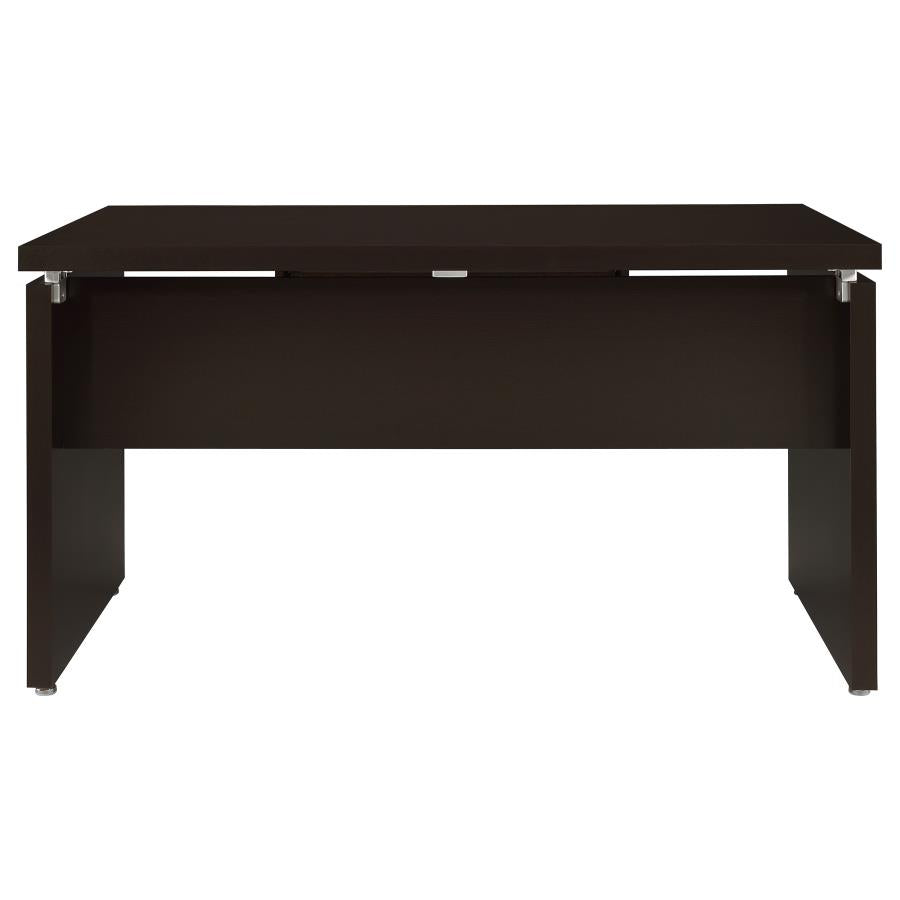 Skylar 55-inch Computer Desk with Keyboard Drawer Cappuccino - 800891