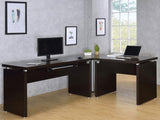 Skylar 55-inch Computer Desk with Keyboard Drawer Cappuccino - 800891