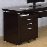 Skylar 3-drawer Home Office Mobile File Cabinet Cappuccino - 800894