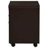 Skylar 3-drawer Home Office Mobile File Cabinet Cappuccino - 800894