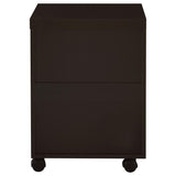 Skylar 3-drawer Home Office Mobile File Cabinet Cappuccino - 800894