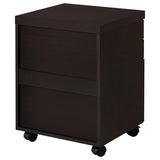 Skylar 3-drawer Home Office Mobile File Cabinet Cappuccino - 800894