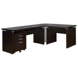 Skylar 3-drawer Home Office Mobile File Cabinet Cappuccino - 800894
