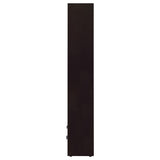 Skylar 71-inch 5-shelf Bookcase with Drawer Cappuccino - 800905