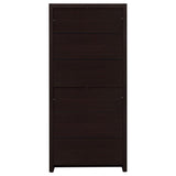 Skylar 71-inch 5-shelf Bookcase with Drawer Cappuccino - 800905