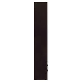 Skylar 71-inch 5-shelf Bookcase with Drawer Cappuccino - 800905