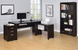 Skylar 71-inch 5-shelf Bookcase with Drawer Cappuccino - 800905