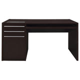 Halston 60-inch 3-drawer Office Computer Desk Cappuccino - 800982