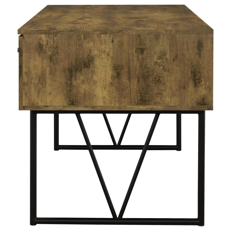 Analiese 63-inch 4-drawer Writing Desk Rustic Nutmeg - 800999