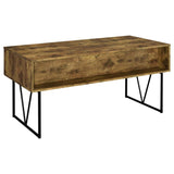 Analiese 63-inch 4-drawer Writing Desk Rustic Nutmeg - 800999