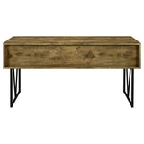 Analiese 63-inch 4-drawer Writing Desk Rustic Nutmeg - 800999