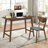 Karri 2-piece Home Office Computer Desk and Chair Set Walnut - 801095