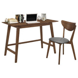 Karri 2-piece Home Office Computer Desk and Chair Set Walnut - 801095