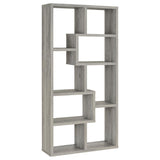 Theo 71-inch 6-shelf Bookshelf Grey Driftwood - 801137