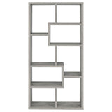 Theo 71-inch 6-shelf Bookshelf Grey Driftwood - 801137