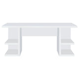 Alice 71-inch 4-shelf Engineered Wood Writing Desk White - 801455