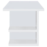 Alice 71-inch 4-shelf Engineered Wood Writing Desk White - 801455