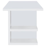 Alice 71-inch 4-shelf Engineered Wood Writing Desk White - 801455