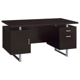 Lawtey 60-inch 2-drawer Office Computer Desk Cappuccino - 801521