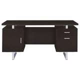 Lawtey 60-inch 2-drawer Office Computer Desk Cappuccino - 801521