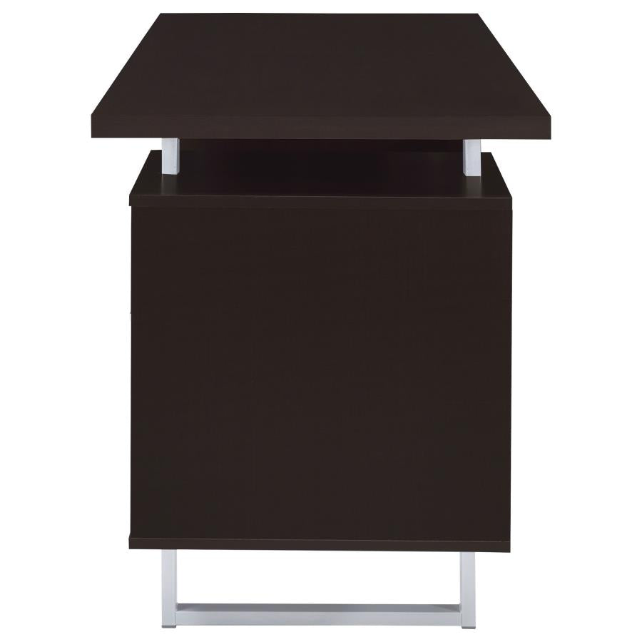 Lawtey 60-inch 2-drawer Office Computer Desk Cappuccino - 801521
