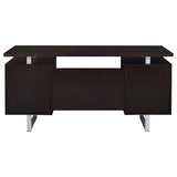 Lawtey 60-inch 2-drawer Office Computer Desk Cappuccino - 801521
