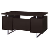 Lawtey 60-inch 2-drawer Office Computer Desk Cappuccino - 801521