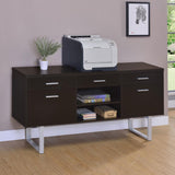 Lawtey 5-drawer Home Office Storage Credenza Cappuccino - 801522