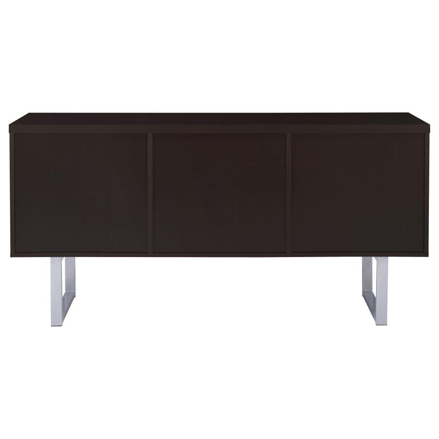 Lawtey 5-drawer Home Office Storage Credenza Cappuccino - 801522
