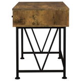 Analiese 47-inch 3-drawer Writing Desk Rustic Nutmeg - 801541